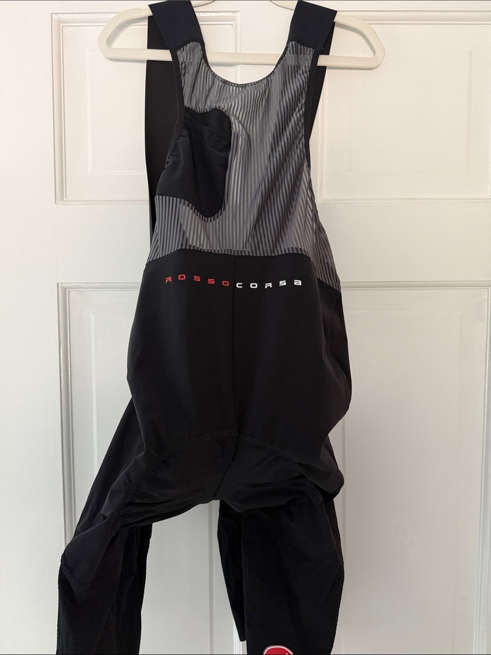 Rossocorsa Men’s Black Athletic Cycling Bib Shorts